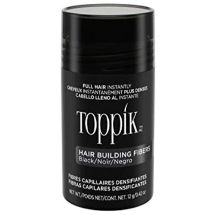 Toppik Hair Building Fibers in Black 12g container