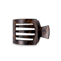 Classic Tortoise Medium Flat Square Hair Clip for comfortable, all-day hair styling