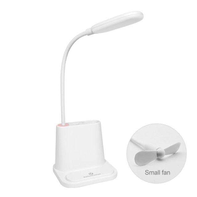 Dimmable LED Desk Lamp with Wireless Charging & USB Port