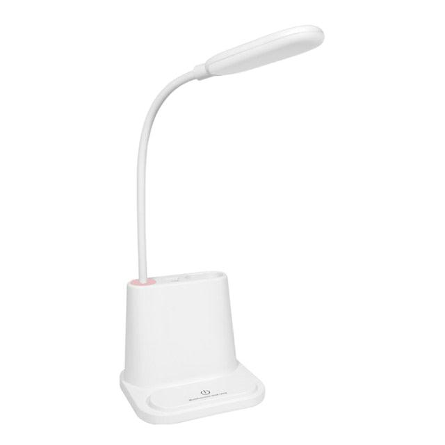 Dimmable LED Desk Lamp with Wireless Charging & USB Port
