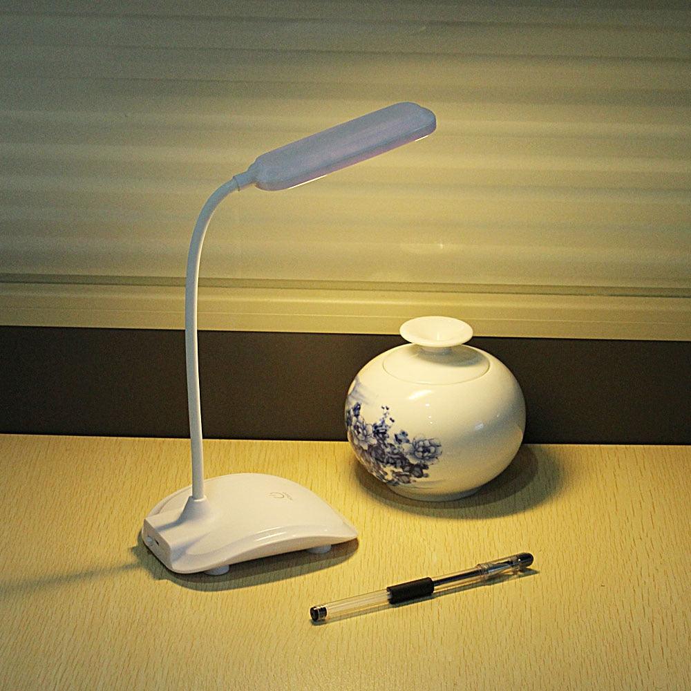 Dimmable LED Desk Lamp with Lithium Battery & USB Charging