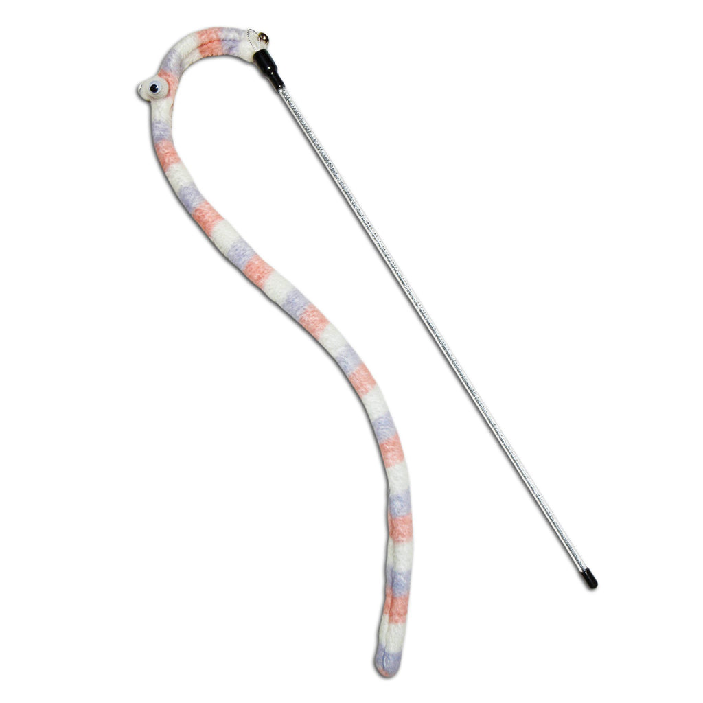 Worm-Tail Designer Wand Cat Teaser Interactive Toy - Image 2