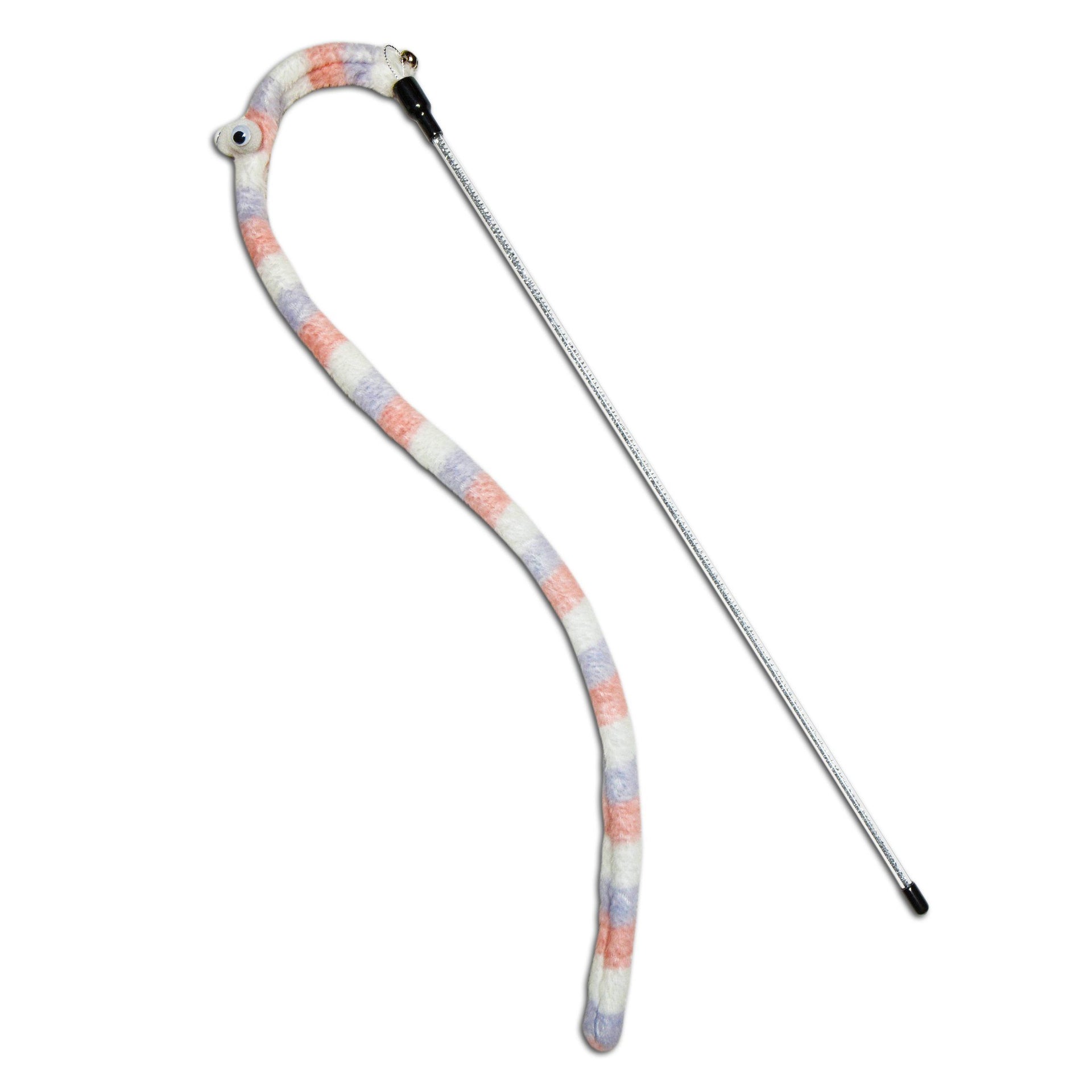 Worm-Tail Designer Wand Cat Teaser Interactive Toy - Image 2