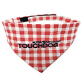 Touchdog Plaid Patterned Hook-and-Loop Fashion Dog Bandana