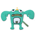 Touchdog Cartoon Crabby Tooth Monster Plush Dog Toy