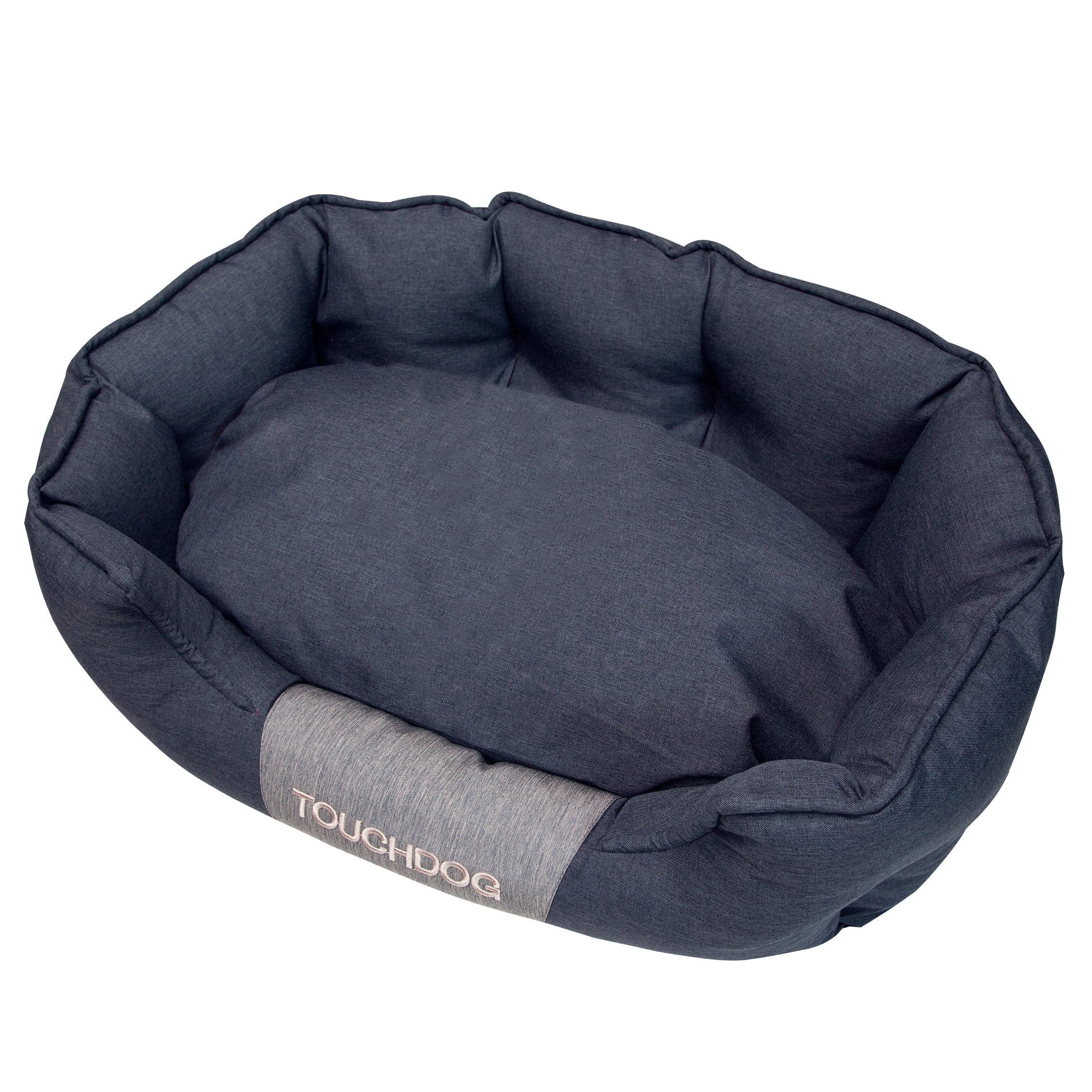 Touchdog 'Concept-Bark' Water-Resistant Premium Oval Dog Bed