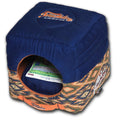 Touchdog ® '70's Vintage-Tribal' 2-in-1 Collapsible Squared Dog and Cat Bed
