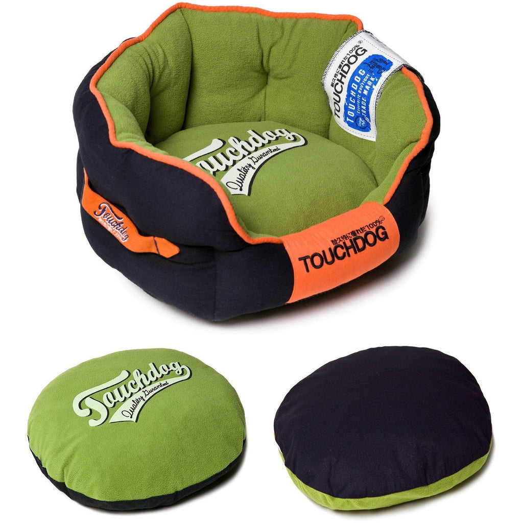 Touchdog ® 'Castle-Bark' Original Premium Designer Rounded Dog Bed