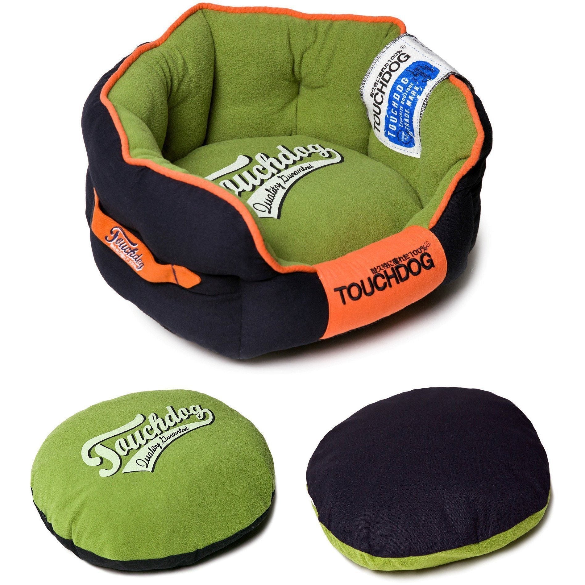 Touchdog ® 'Castle-Bark' Original Premium Designer Rounded Dog Bed
