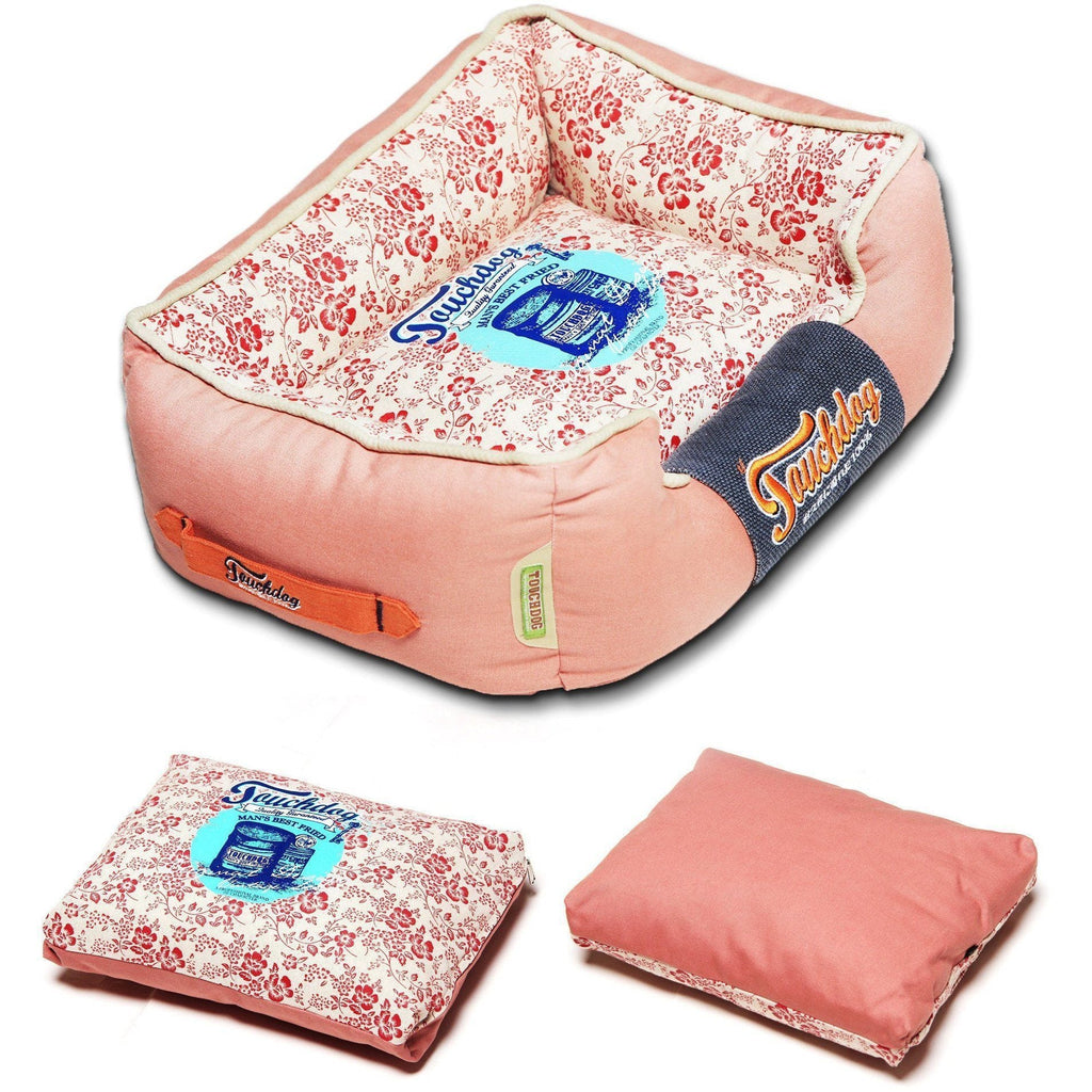Touchdog ® 'Floral-Galoral' Designer Rectangular Dog Bed