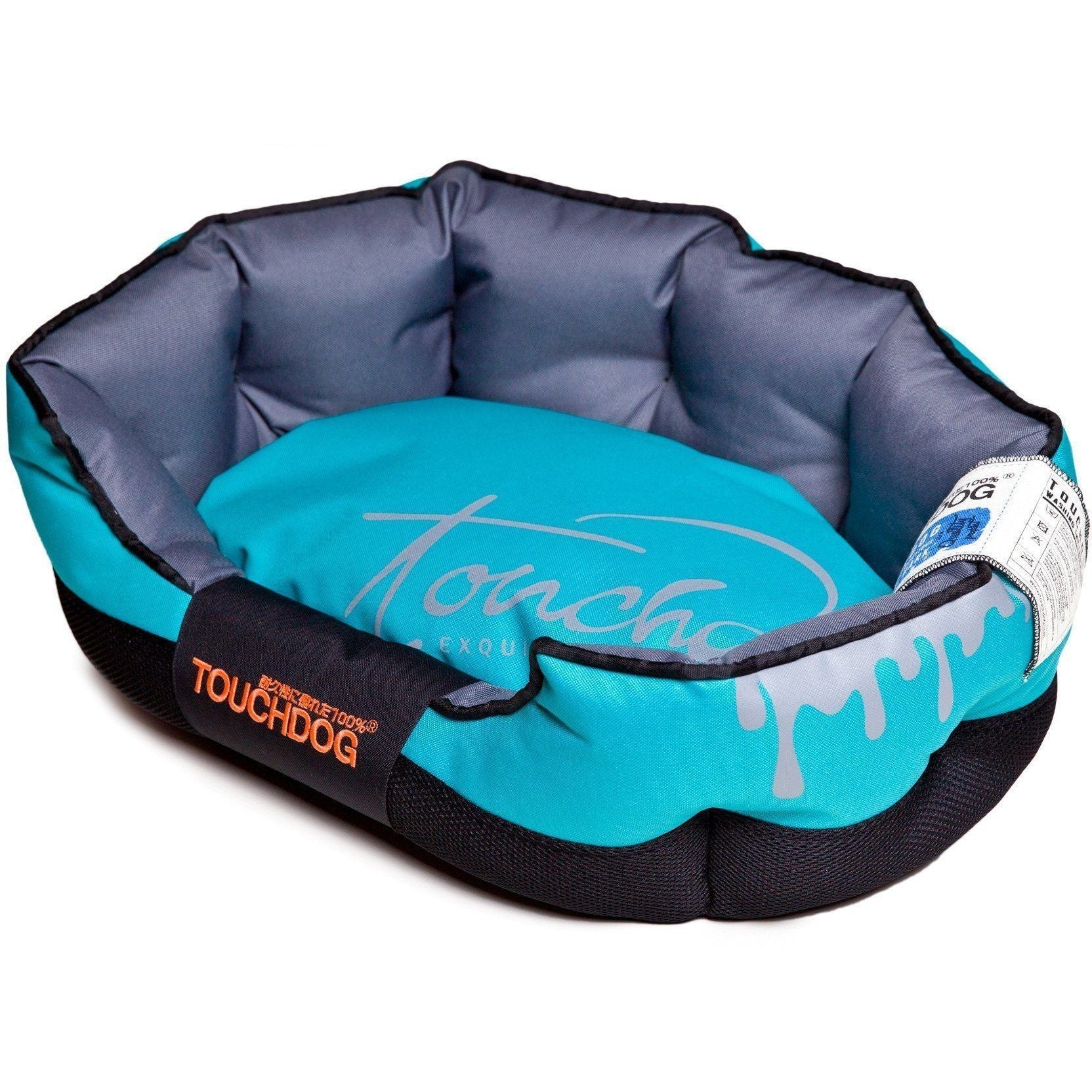 Touchdog ® 'Performance-Max' Sporty Reflective Water-Resistant Dog Bed