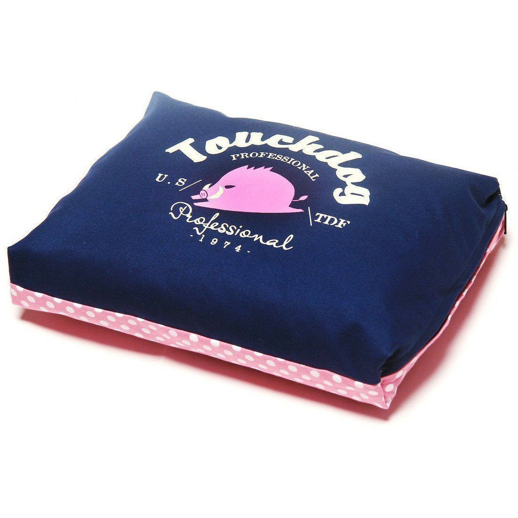 Touchdog ® 'Polka-Striped' Rectangular Designer Premium Dog Bed