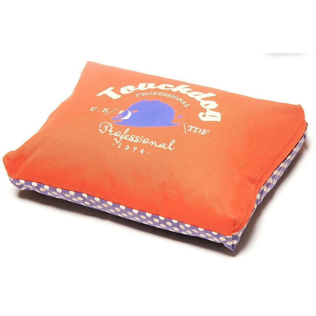 Touchdog ® 'Polka-Striped' Rectangular Designer Premium Dog Bed