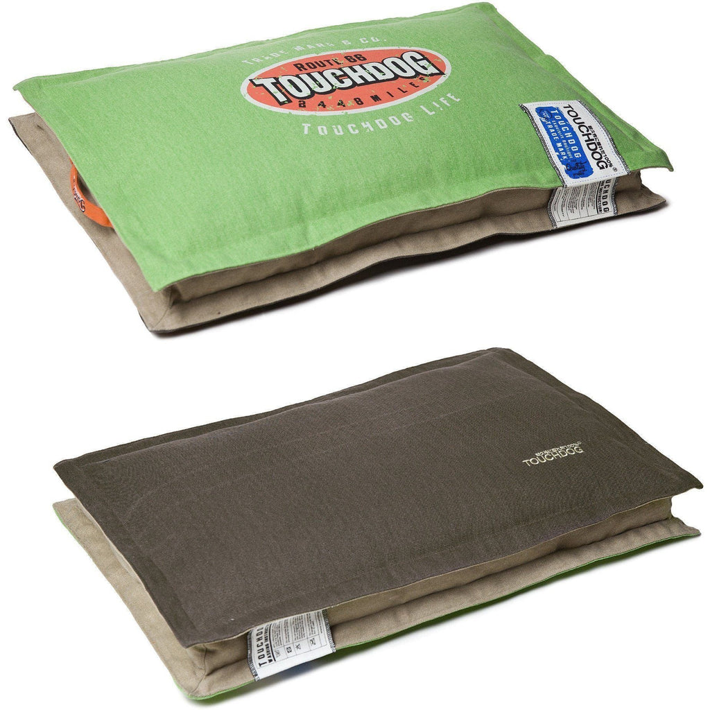Touchdog ® 'Shock-Stitched' Sporty Reversible Rectangular Ultra-Thick Dog Mat Bed