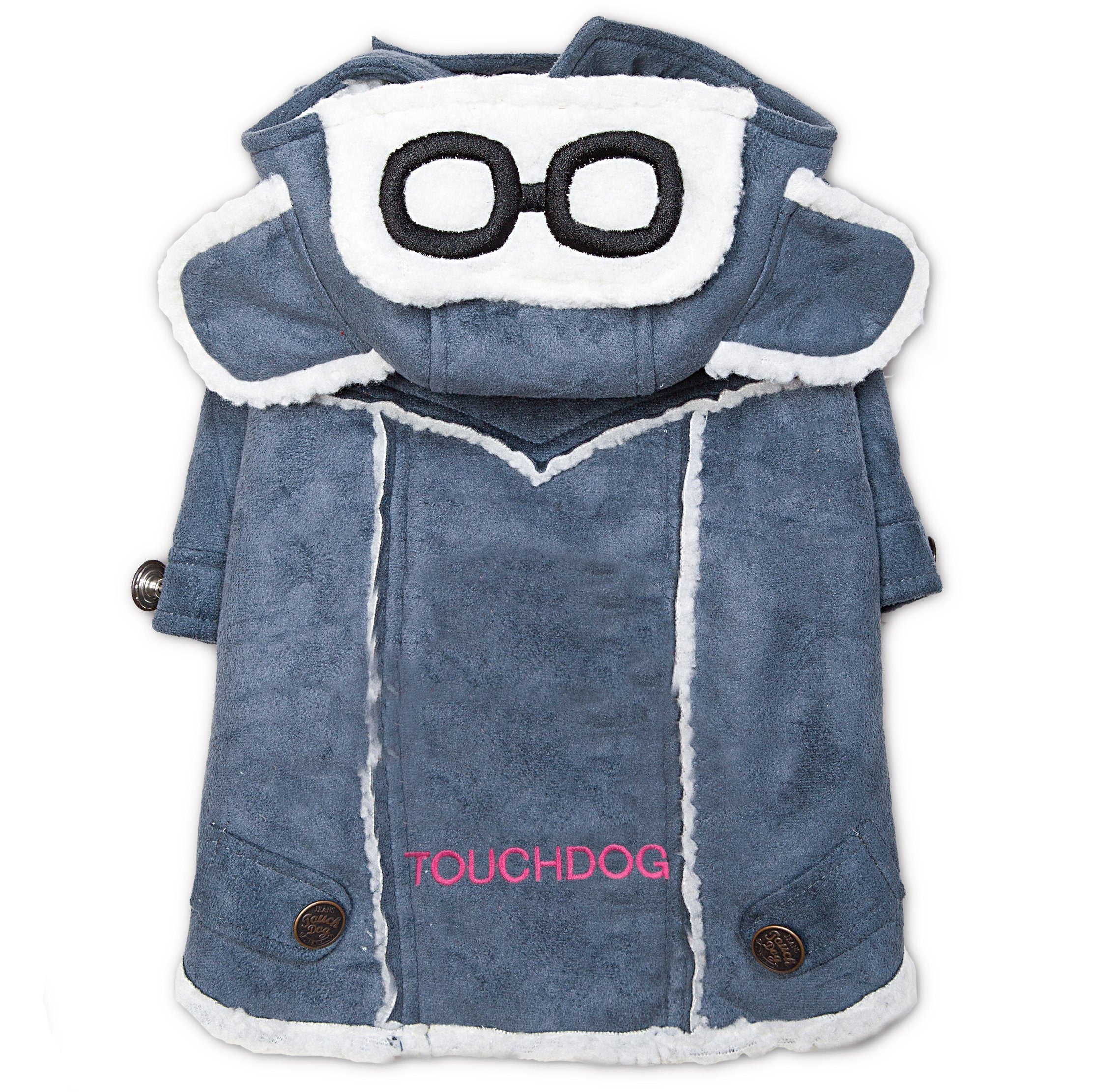 Touchdog 'Tuskegee' Aero-Vintage Designer Fashion Winter Dog Coat