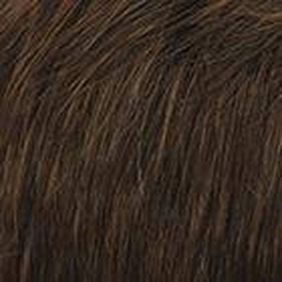 Tousled Synthetic Lace Front Wig with Mono Part, Brown & Blonde