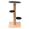 Cat Climbing Tower with Sisal Scratching Post and Lounging Stairs
