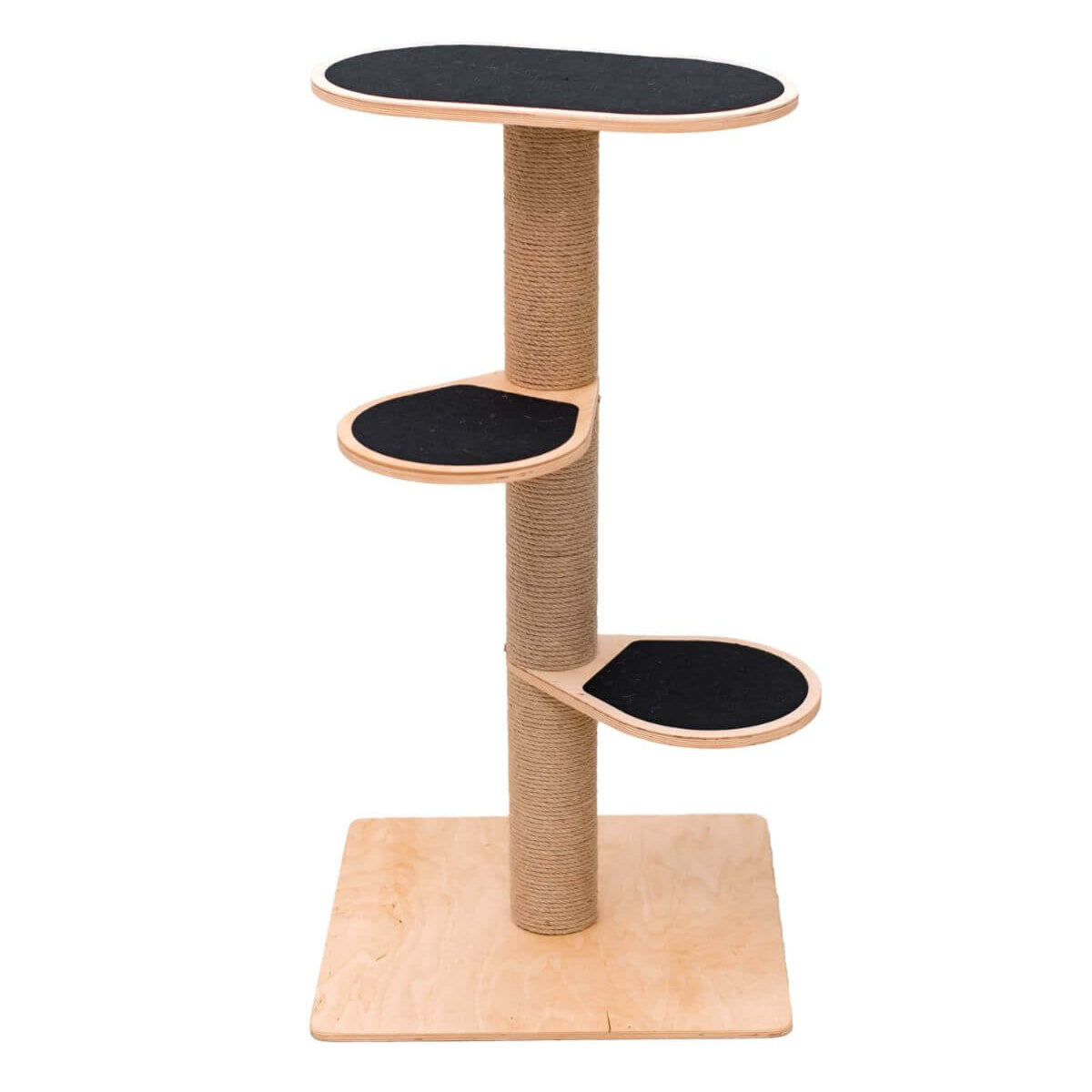 Cat Climbing Tower with Sisal Scratching Post and Lounging Stairs