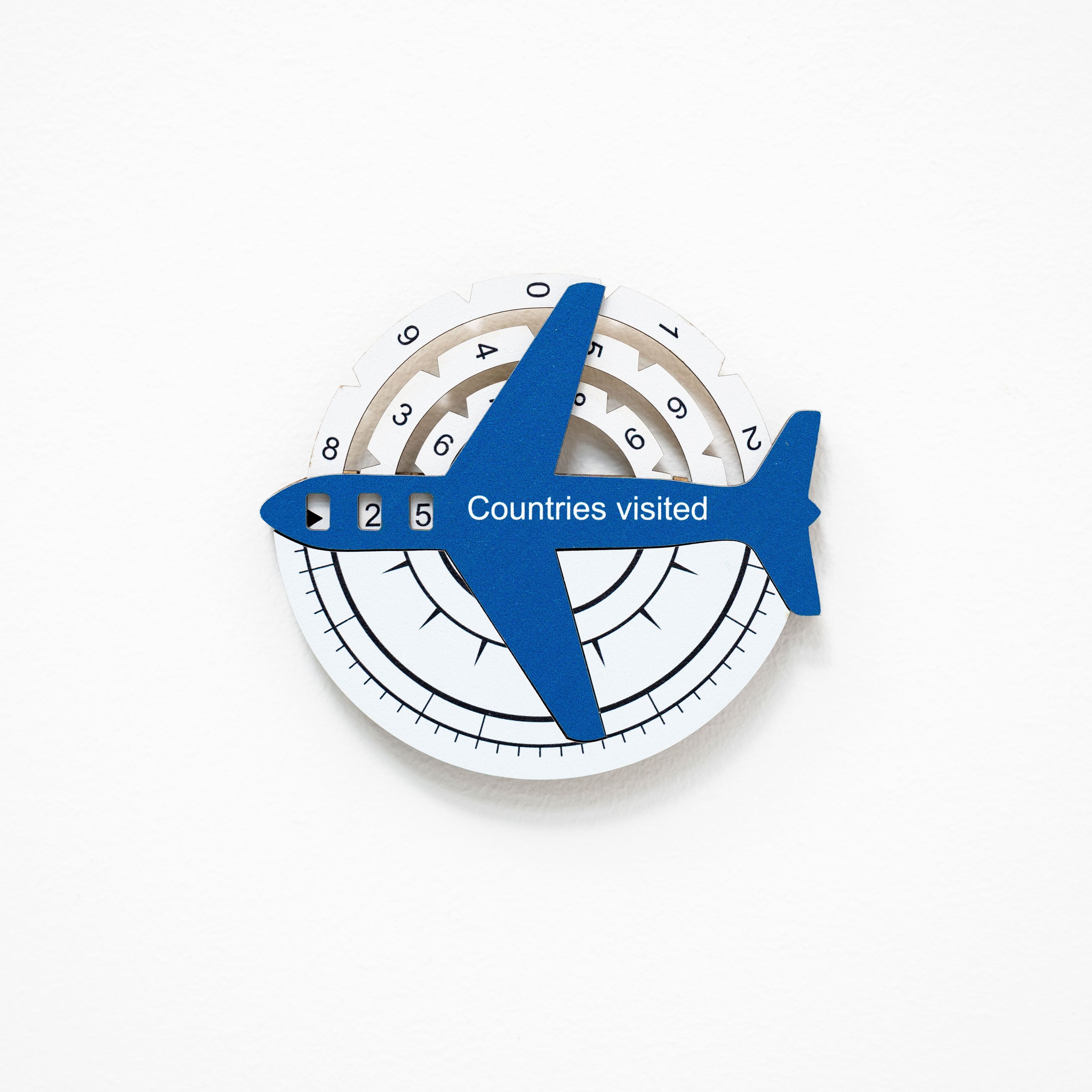 3D Wooden World Map Travel Tracker Modern Minimalist Wall Art