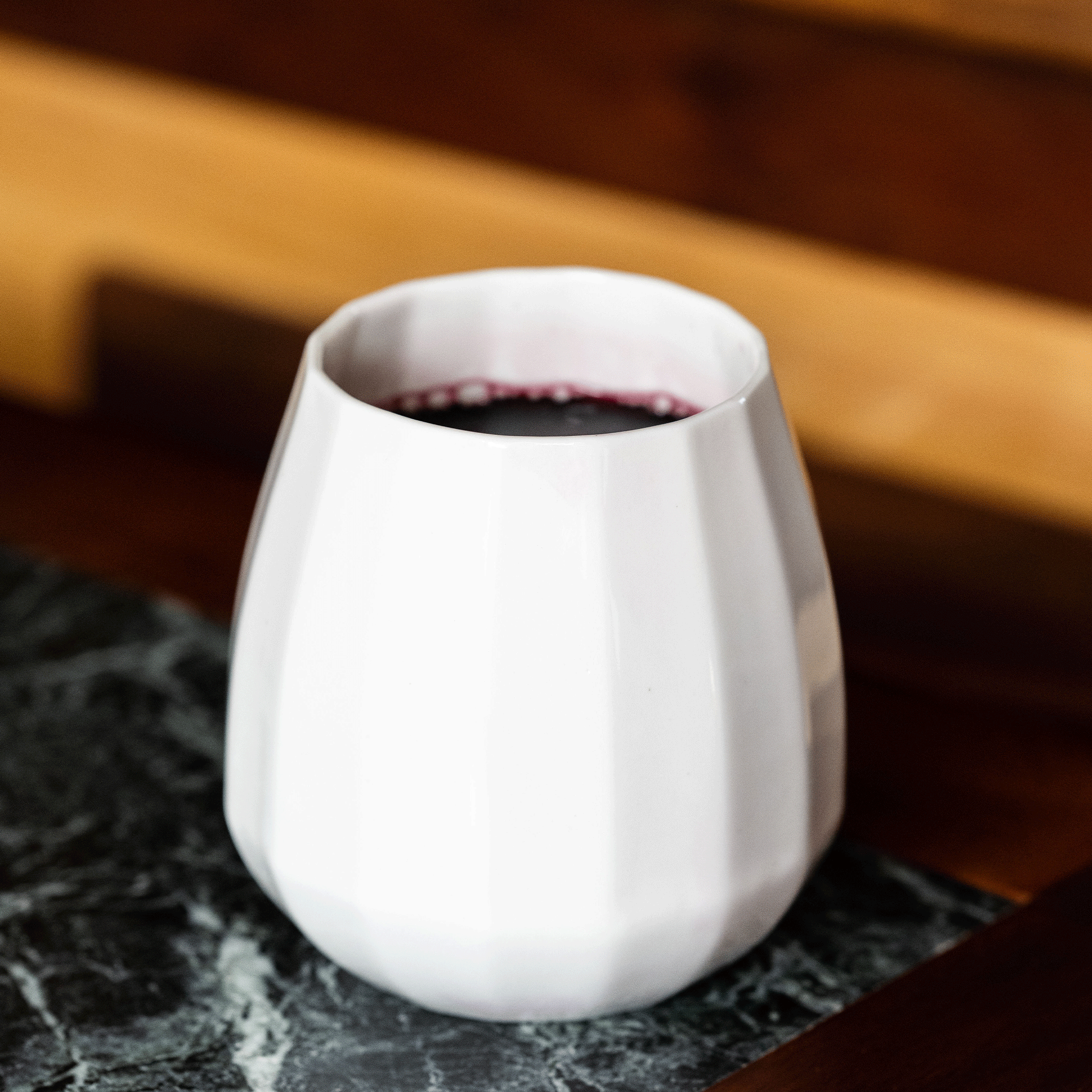 Handmade Translucent Porcelain Wine Glass for Modern Tableware - Image 4