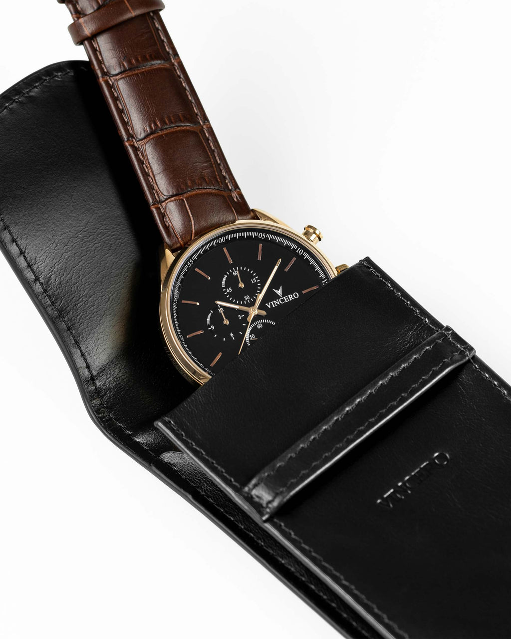 The Travel Case Single Black Watch Storage and Protection