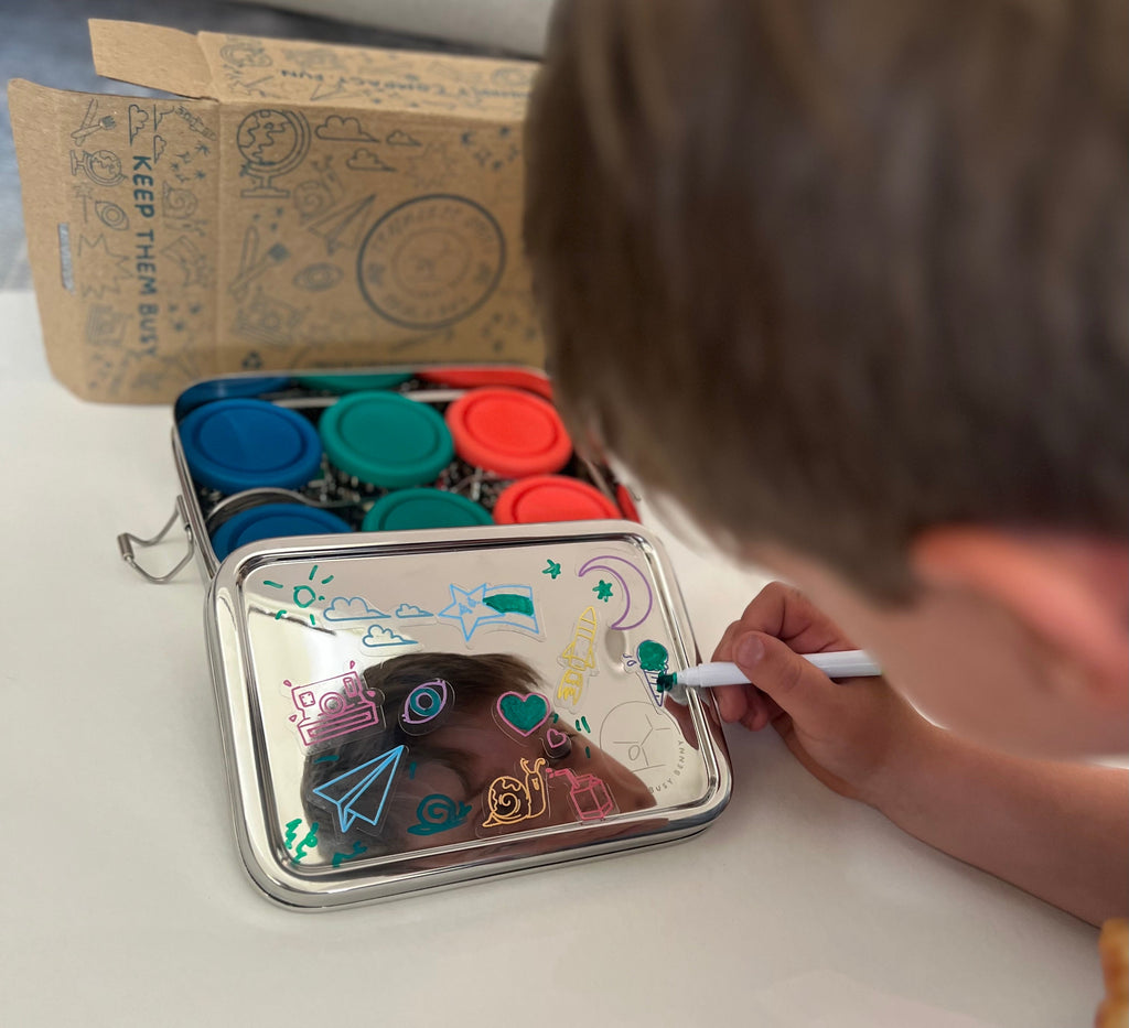 Stainless Steel Bento Box - 6 Compartment Kids