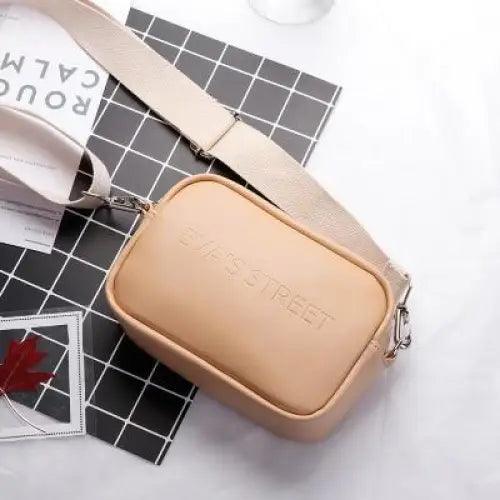 Trendy Leather Designer Flap Crossbody Messenger Bag for Women