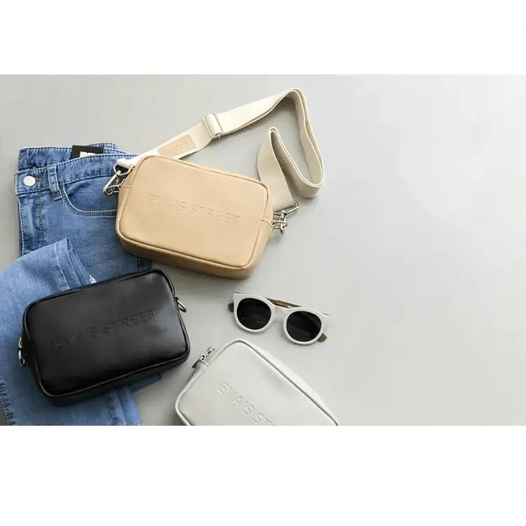 Trendy Leather Designer Flap Crossbody Messenger Bag for Women