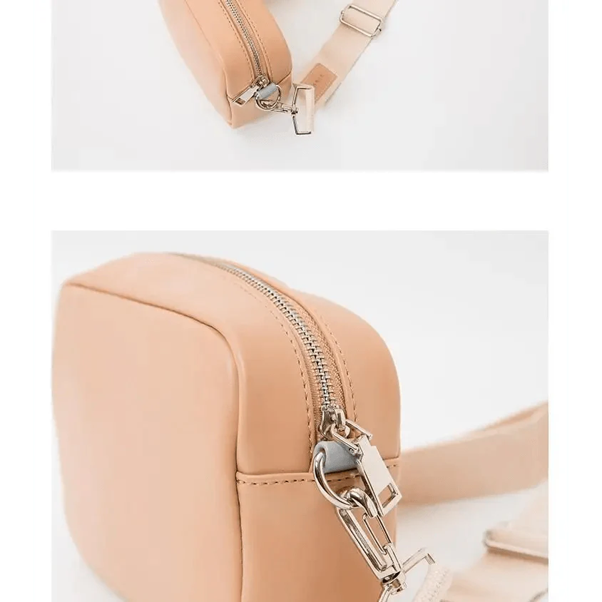 Trendy Leather Designer Flap Crossbody Messenger Bag for Women