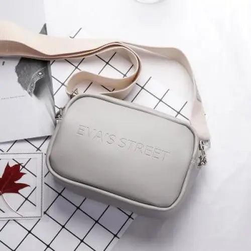 Trendy Leather Designer Flap Crossbody Messenger Bag for Women