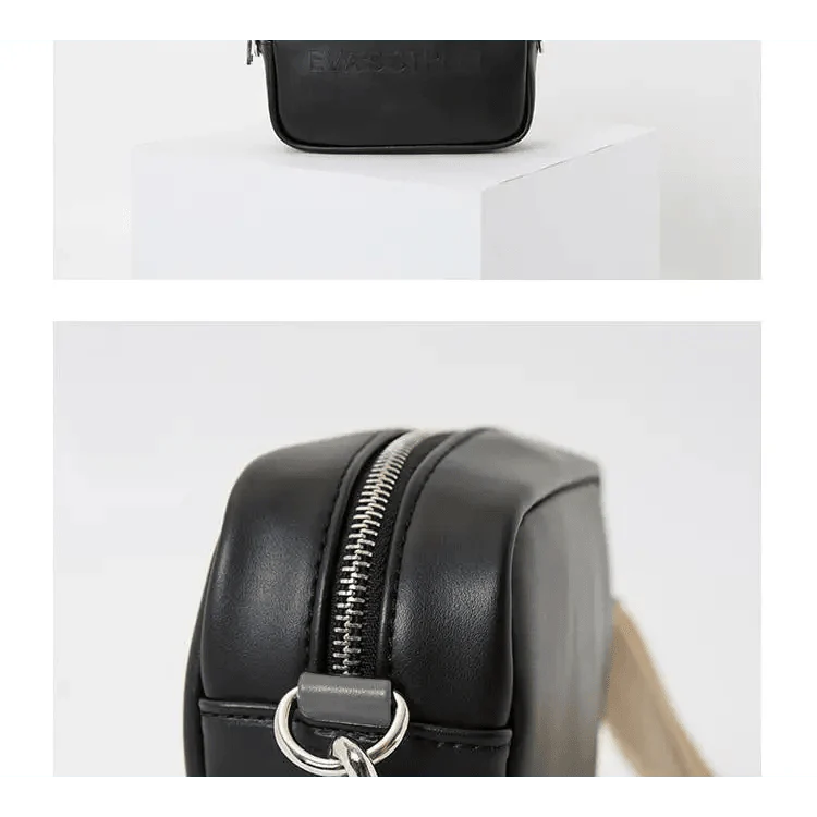 Trendy Leather Designer Flap Crossbody Messenger Bag for Women