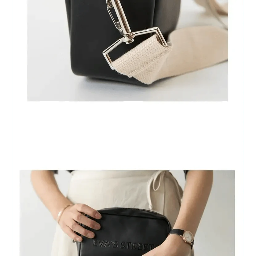 Trendy Leather Designer Flap Crossbody Messenger Bag for Women
