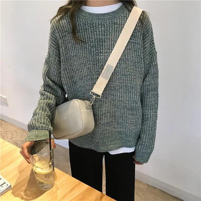 Trendy Leather Designer Flap Crossbody Messenger Bag for Women