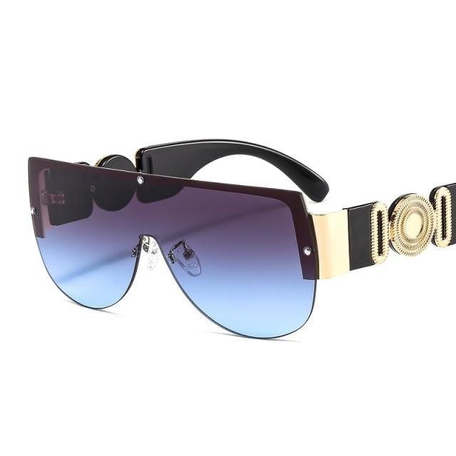 Modern Square Shield Sunglasses UV Protection Luxury Inspired