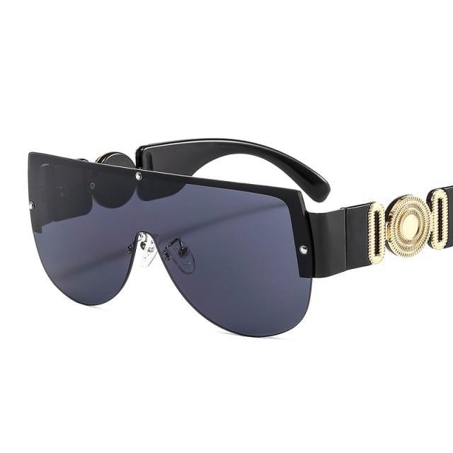Modern Square Shield Sunglasses UV Protection Luxury Inspired