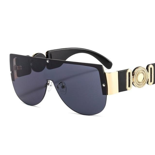 Modern Square Shield Sunglasses UV Protection Luxury Inspired