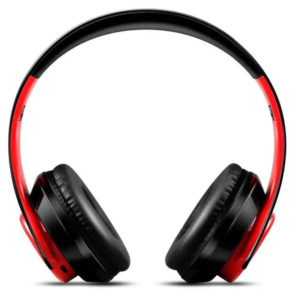 Bluetooth Foldable Headset with FM Radio, TF Card Slot & Mic