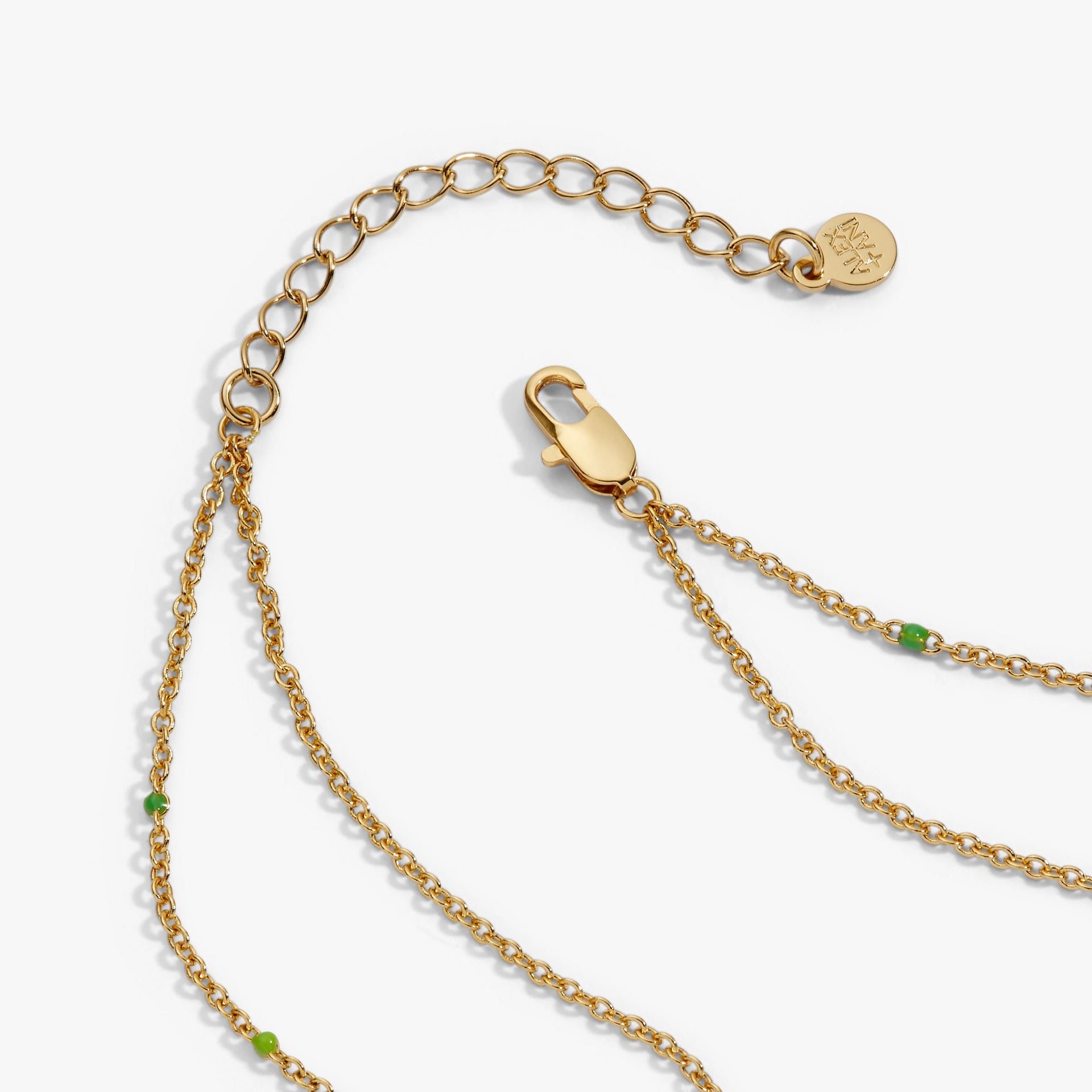Trick or Treat Layered Gold Necklace with Halloween Charms