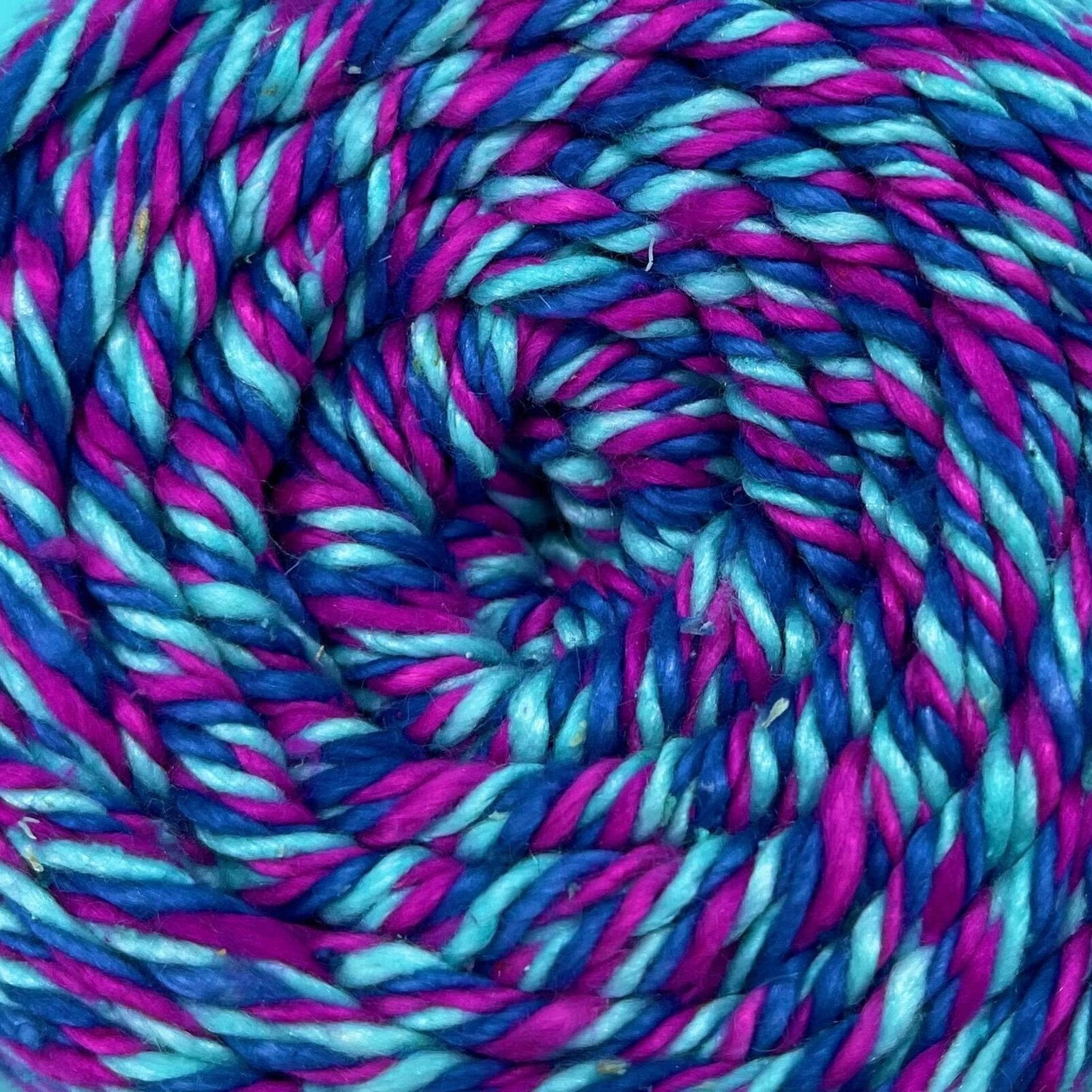 Triple Twist DK Weight Recycled Silk Yarn for Artisan Projects