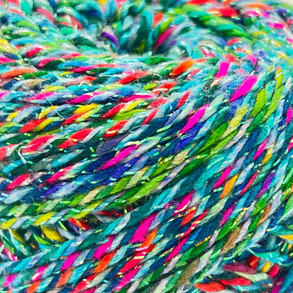 Triple Twist DK Weight Recycled Silk Yarn for Artisan Projects