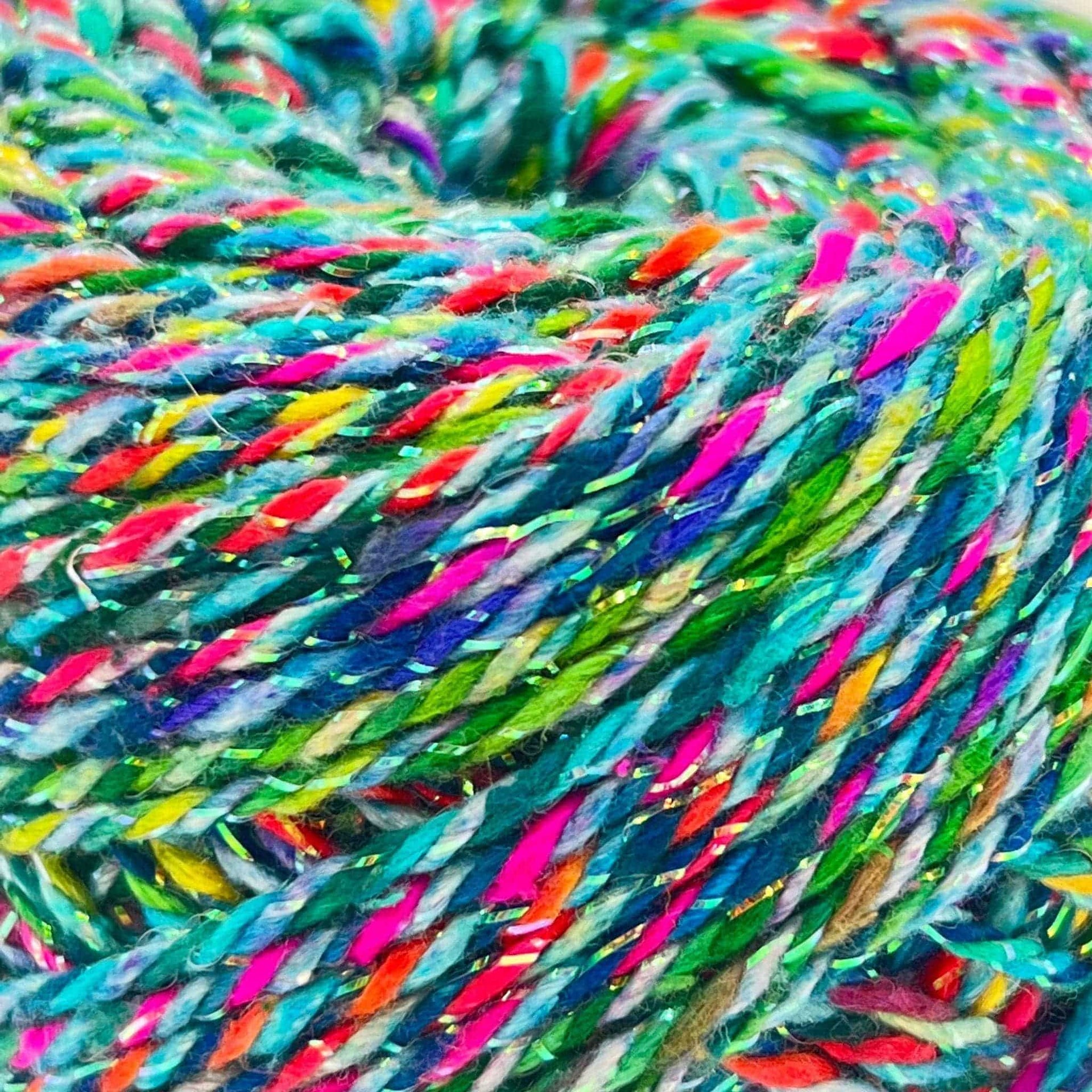 Triple Twist DK Weight Recycled Silk Yarn for Artisan Projects