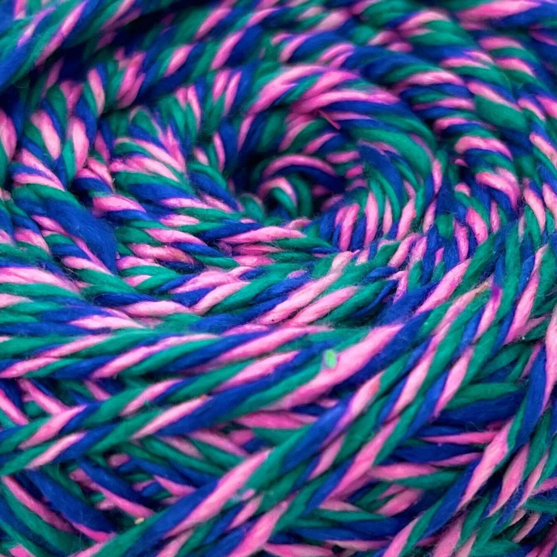 Triple Twist DK Weight Recycled Silk Yarn for Artisan Projects