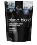 Bag of Truss Blanc Blond Lightening Powder 17.64 oz in professional blue and white packaging