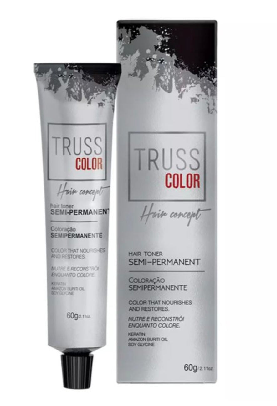 Truss 7.7 Medium Chestnut Blonde semi-permanent hair color bottle