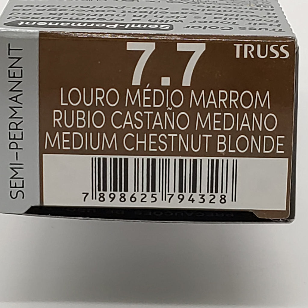 7.7 Medium Chestnut Blonde Semi-Permanent Hair Color