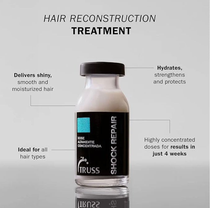 Truss Shock Repair 0.50 oz treatment bottle for damaged hair repair