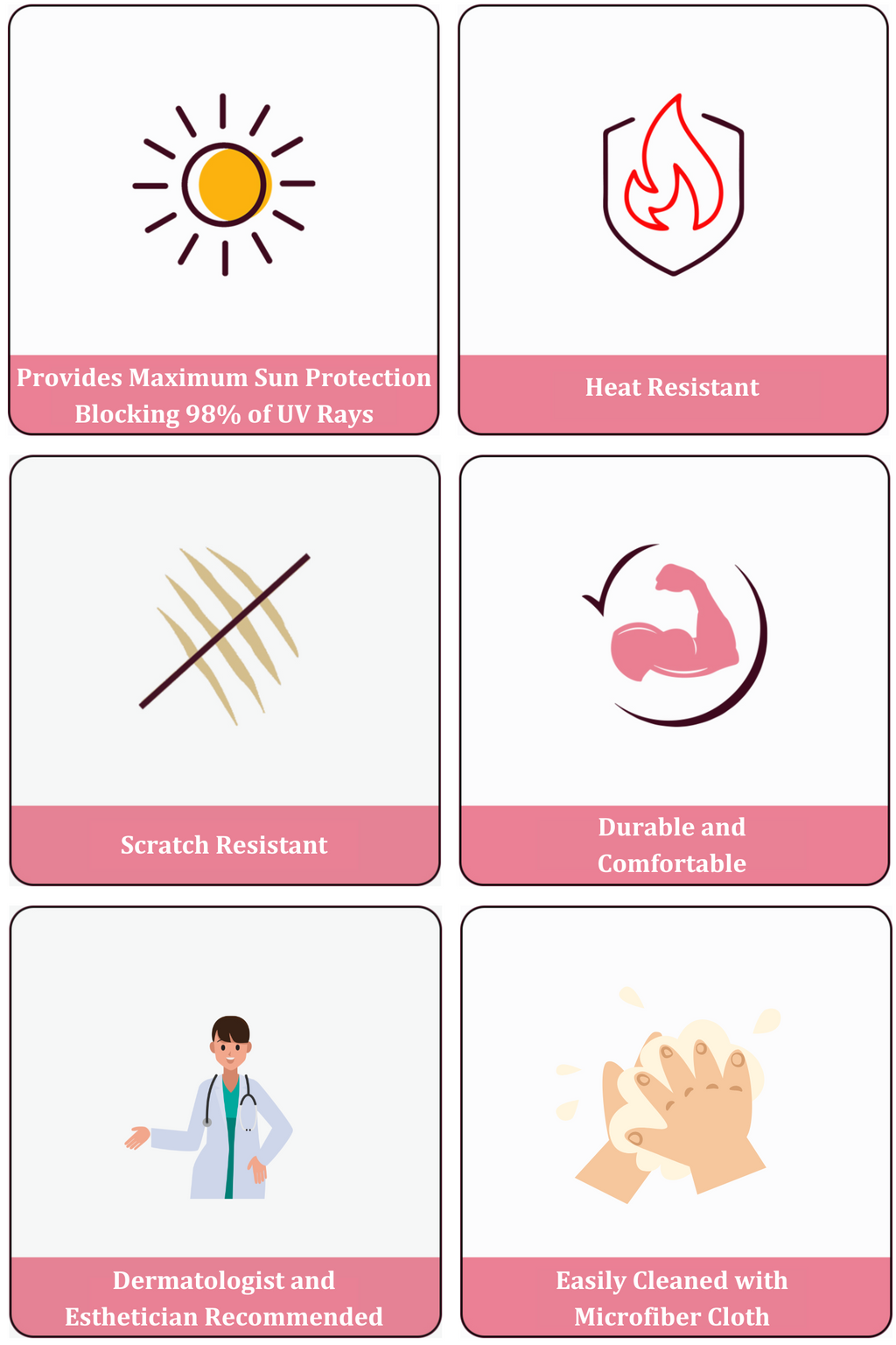 Sasi Mini UV Visor in Champagne