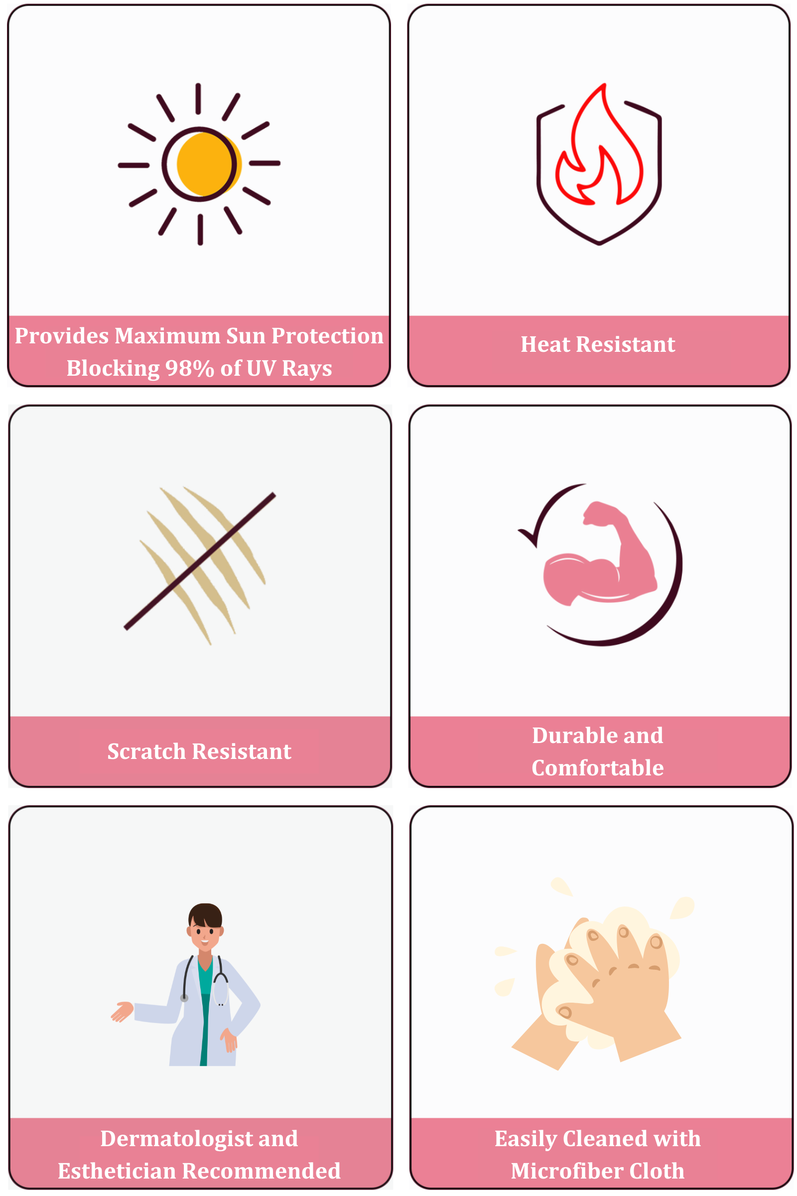 Sasi Mini UV Visor in Champagne