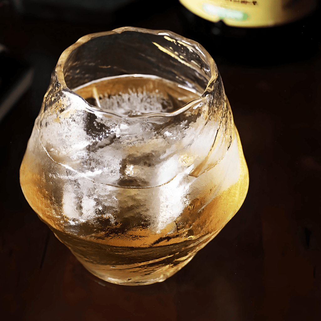 Yume Handcrafted Textured Crystal Whisky Glass Clear Drinkware - Image 4