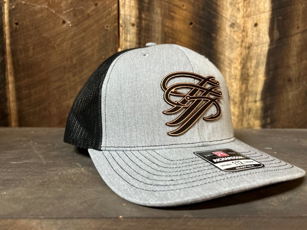 TTP Heather Grey/Black Mesh Leather Cut Out